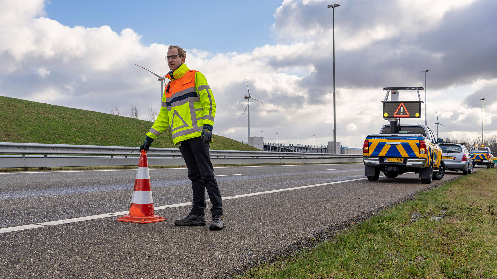 Veilig werken langs de weg bij de provincie Limburg